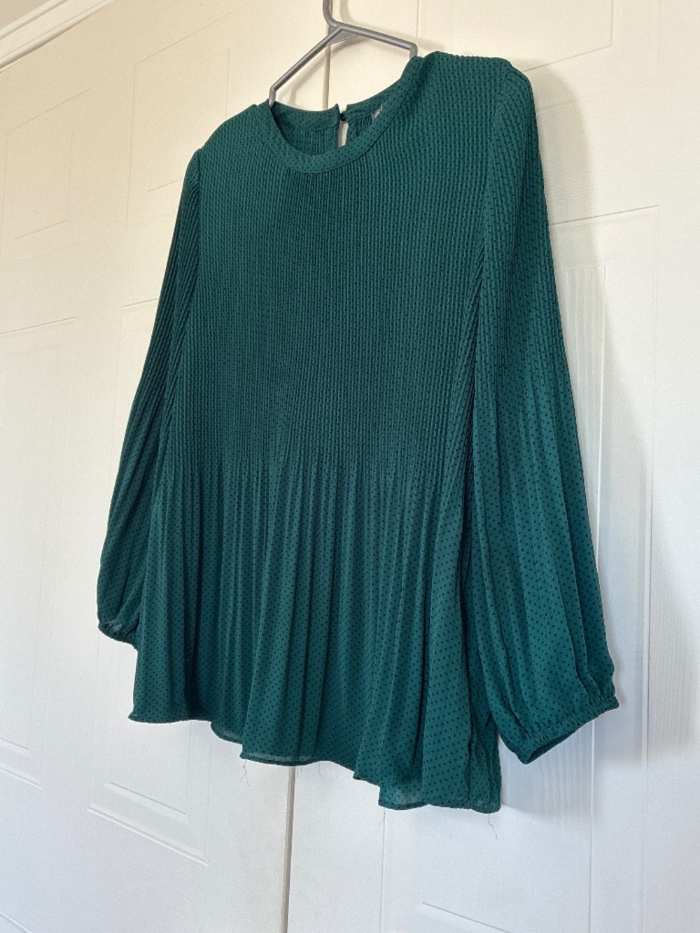 Emerald green Adrianna papell blouse /top